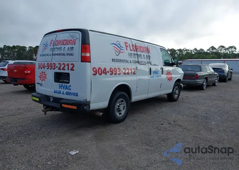 2016 Chevrolet Express 2500 Work Van из США, поврежденный, VIN 1GCWGAFG9G1165372